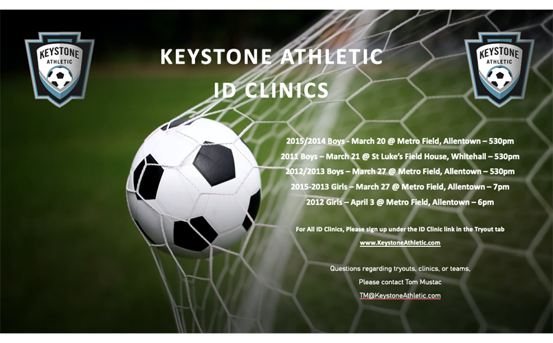 Keystone Athletic ID Clinics